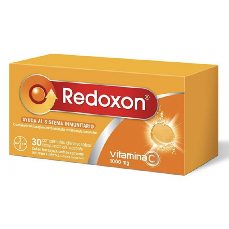 REDOXON Vitamina C 1000 mg 30 Comprimidos Efervescentes Naranja