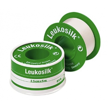 LEUKOSILK Esparadrapo Hipoalergico 1 Ud 5 m x 2,5 cm