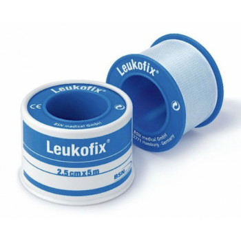 LEUKOFIX Esparadrapo Hipoalergico Plástico 1 Ud 5 m x 2,5 cm