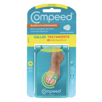 COMPEED Callos Hidrocoloide entre Dedos Talla Mediana 6 uds