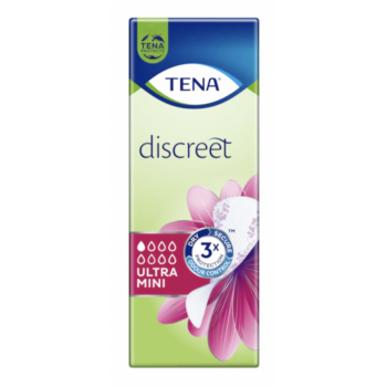 TENA Absorbente Incontinencia Orina Ligera Discreet Ultra Mini 20 Uds