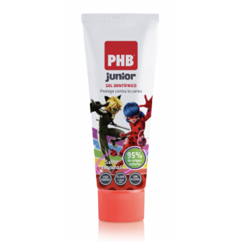 PHB Junior Pasta Dental Sabor Tropical 75 ml