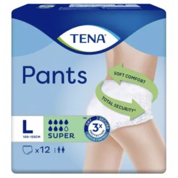 TENA Pants Super Talla L 12 Uds