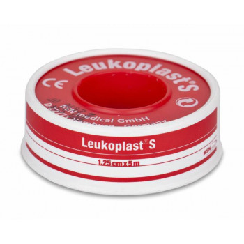 LEUKOPLAST Esparadrapo Blanco 1,25 cm x 5 m, 1 Ud