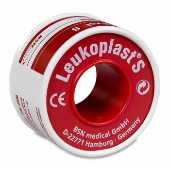 LEUKOPLAST Esparadrapo 1 Ud 5 m x 2,5 cm Color Blanco