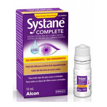 SYSTANE Complete Gotas Oftálmicas Lubricantes sin Conservantes 10 ml