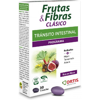 FRUTAS y FIBRAS Clásico 30 Comprimidos