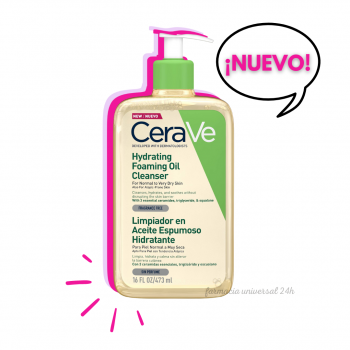 CERAVE Limpiador en aceite espumoso hidratante 473 ml