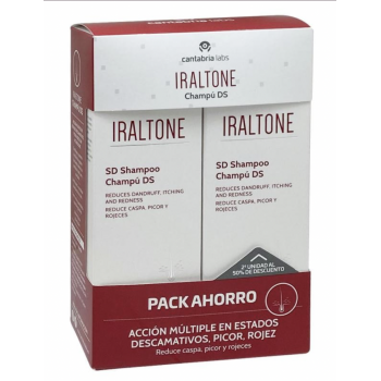 IRALTONE Pack Ahorro Champú DS 2 x 200 ml