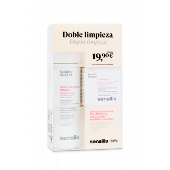 SENSILIS Pack Doble Limpieza Mousse 200 ml + Bálsamo 25 ml