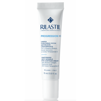 RILASTIL Progression (+) Crema Contorno de Ojos Antiarrugas Uniformante 15 ml