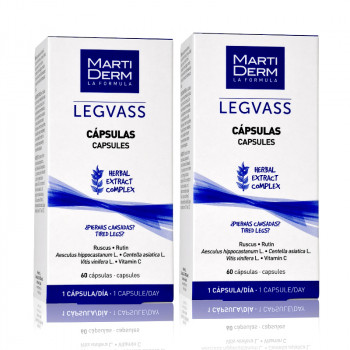 MARTIDERM Duplo Legvass cápsulas 50% DTO 2ª UD 2x60