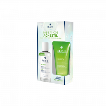 RILASTIL Acnestil Pack Micropeeling tónico 100 ml + Regalo Gel Limpiador 50 ml