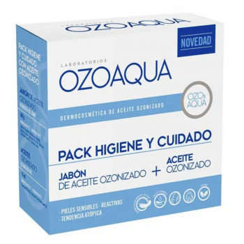 OZOAQUA Pack Jabón de Aceite 100 g + Aceite Ozonizado 15 ml