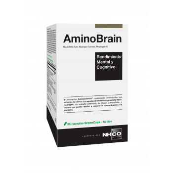 NHCO AminoBrain rendimiento mental y cognitivo 50 Cápsulas