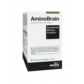 NHCO AminoBrain rendimiento mental y cognitivo 50 capsulas