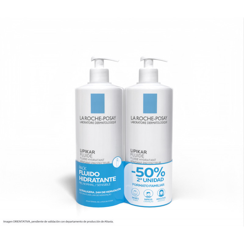 LA ROCHE POSAY Lipikar Duplo Fluido Hidratante 2 x 750 ml