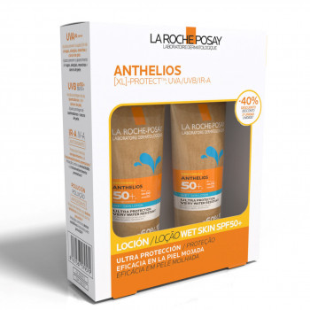 Anthelios XL Loción Wet Skin SFP50+ Duplo 2 x 200 ml