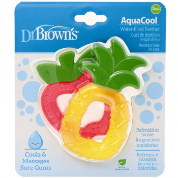 DR BROWN'S AquaCool Mordedores llenos de Agua Piña y Fresa +3m