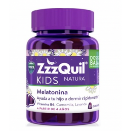 ZZZQUIL NATURA Kids sabor a frutos del bosque 30gummies