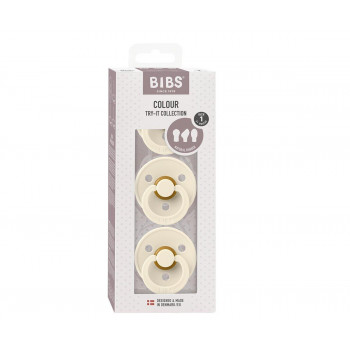 TUTETE Pack Chupetes Bib Try-It Ivory