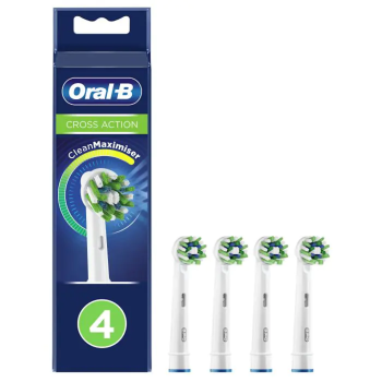 ORAL-B Recambio Cabezal Dental Eléctrico Cross Action 4 Cabezales