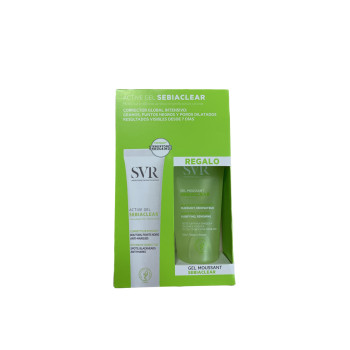 SVR Pack Sebiaclear Active gel 40 ml + REGALO Sebiaclear gel moussant 55ml