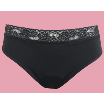 ENNA Braga Menstrual Día Flujo Abundante Talla M Negro 1 Unidad