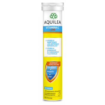 AQUILEA Vitamina C + zinc 14 comprimidos efervescentes