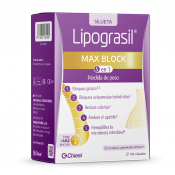 LIPOGRASIL Max Blok 5 en 1 120 Cápsulas