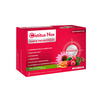 CISTITUS Nox Forte Probióticos Fase Intensiva 10 Sobres
