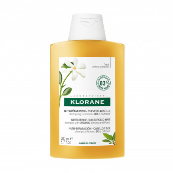 KLORANE Polysianes Champú Nutritivo al Tamanu Bio y al Monoi 200 ml