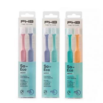 PHB Cepillo Dental So-Eco Medio Duplo