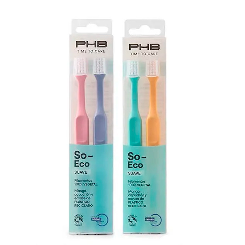 PHB Cepillo Dental So-Eco Suave Duplo