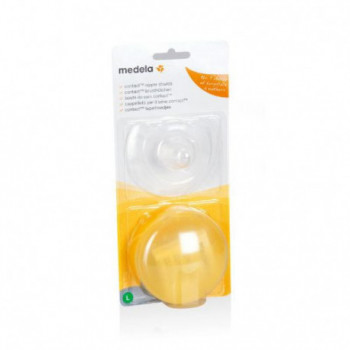 MEDELA Pezonera Contact Silicona Talla M 20 mm 2 Uds