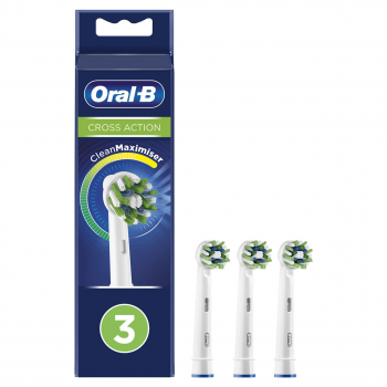 ORAL-B Recambio Cabezal Dental Eléctrico Cross Action 3 Cabezales