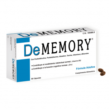 DE MEMORY Fórmula Adultos 60 cápsulas