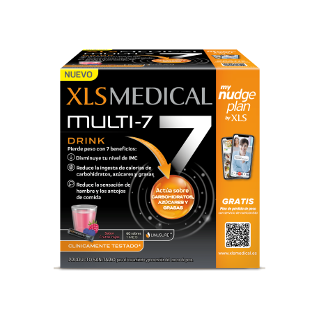 XLS MEDICAL Multi-7 drink sabor frutos rojos 60 sobres
