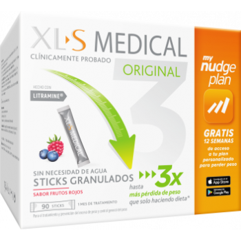 XLS MEDICAL Original Captagrasas My Nudge Plan 90 Sticks