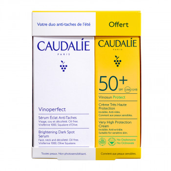 CAUDALIE Vinoperfect pack sérum antimanchas 30ml + crema solar facial SPF50+ 25ml