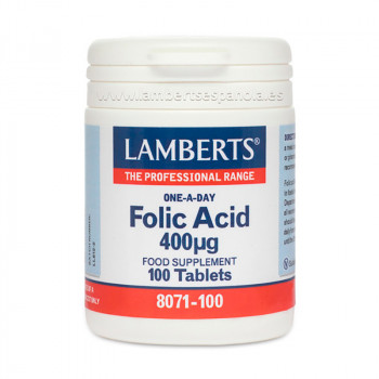 LAMBERTS ácido fólico 400mg 100comprimidos