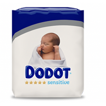 DODOT Sensitive Pañal Infantil Talla 0 (1,5-2,5 kg) 24 Unidades