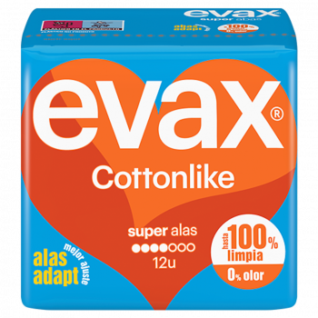 EVAX Cottonlike Super Alas 12 uds