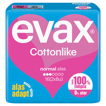 EVAX Cottonlike Alas Normal 16 uds