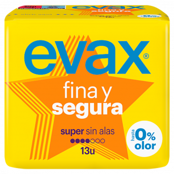 EVAX Fina y Segura Maxi S/Alas 13 uds