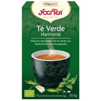 YOGI TEA Infusión Té Verde Armonía 17 Bolsitas