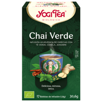 YOGI TEA Infusión Chai Verde 17 Bolsitas