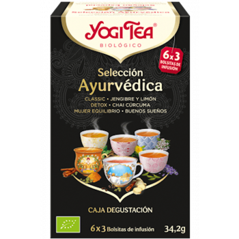 YOGI TEA Infusión selección Ayurvédica 6x3 Bolsitas