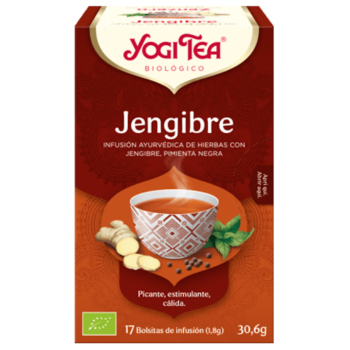 YOGI TEA Infusión Jengibre 17 Bolsitas