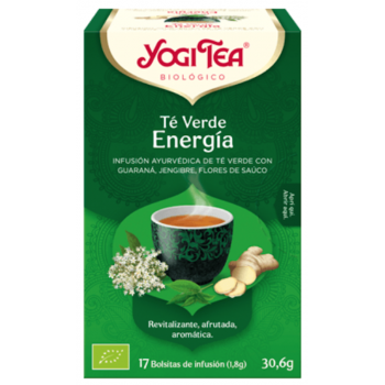 YOGI TEA Té Verde Energía 17 Bolsitas